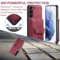 For Samsung Galaxy S24 5G JEEHOOD RFID Blocking Anti-Theft Magnetic Phone Case(Red)
