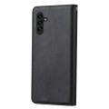 For Samsung Galaxy A14 5G Knead Skin Texture Flip Leather Phone Case(Black)