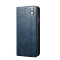 For OnePlus 11 Oil Wax Crazy Horse Texture Leather Phone Case(Blue)