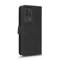 For Xiaomi Redmi K60E 5G Skin Feel Magnetic Flip Leather Phone Case(Black)