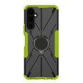 For Tecno Pova Neo 2 Armor Bear Shockproof PC + TPU Phone Case with Ring(Green)