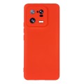 For Xiaomi 13 Pro Pure Color Liquid Silicone Shockproof Phone Case(Red)