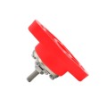 1/4 inch M6 RV Yacht 8-way Terminal Stud with 2 M5x20 Screws(Red)