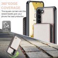 For Samsung Galaxy S23+ 5G JEEHOOD C22 Series Zipper Wallet Leather Phone Case with Dual Lanyard(Ros