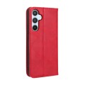 For Samsung Galaxy A54 5G Magnetic Buckle Retro Texture Leather Phone Case(Red)