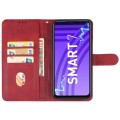 For Infinix Smart 7 India Leather Phone Case(Red)