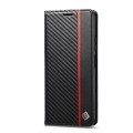 For Xiaomi Poco X5/Redmi Note 12 5G LC.IMEEKE Carbon Fiber Texture Flip Leather Phone Case(Vertical