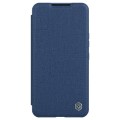 For Samsung Galaxy S23+ 5G NILLKIN QIN Series Pro Sliding Camera Cover Design Leather Phone Case(Blu