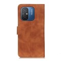 For Xiaomi Redmi 11A / 12C KHAZNEH Retro Texture Flip Leather Phone Case(Brown)