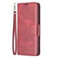 For Xiaomi Redmi K70 / K70 Pro Lambskin Texture Pure Color Flip Leather Phone Case(Red)