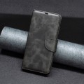 For Xiaomi Redmi A3 Lambskin Texture Pure Color Flip Leather Phone Case(Black)