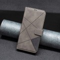 For Xiaomi Redmi K70 / K70 Pro Magnetic Buckle Rhombus Texture Leather Phone Case(Grey)