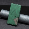 For Xiaomi Redmi K70 / K70 Pro Magnetic Buckle Rhombus Texture Leather Phone Case(Green)