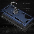 For Samsung Galaxy A53 / A53s Armor Shockproof Phone Case with Ring Holder(Blue)