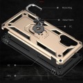 For Samsung Galaxy A53 / A53s Armor Shockproof Phone Case with Ring Holder(Gold)