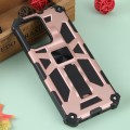 For Xiaomi Redmi Note 12 5G Global Shockproof TPU + PC Magnetic Phone Case with Holder(Rose Gold)