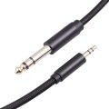 3662BK 3.5mm Male to 6.35mm Male Stereo Audio Cable, Length:2m