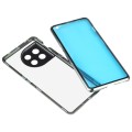 For OnePlus 11 Full Cover Magnetic Metal Tempered Glass Phone Case(Green)