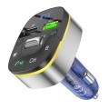 hoco E71 Car QC3.0 Fast Charge Bluetooth 5.0 MP3 Player FM Transmitter(Blue)