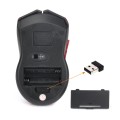HXSJ X50 2.4G 6 Keys 1600DPI Three-speed Adjustable Wireless Mouse(Black)