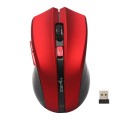 HXSJ X50 2.4G 6 Keys 1600DPI Three-speed Adjustable Wireless Mouse(Red)