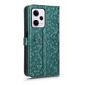 For Xiaomi Redmi Note12 Pro+ Honeycomb Dot Texture Leather Phone Case(Green)