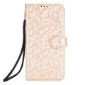 For Realme GT Neo 3 Honeycomb Dot Texture Leather Phone Case(Gold)