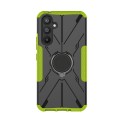 For Samsung Galaxy A54 5G Armor Bear Shockproof PC + TPU Phone Case with Ring(Green)