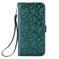 For Nokia C31 Honeycomb Dot Texture Leather Phone Case(Green)