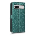 For Google Pixel 7a Honeycomb Dot Texture Leather Phone Case(Green)