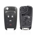 For Opel Car Keys Replacement Car Key Case with Foldable Key Blade(3 Buttons/Sedan Button)