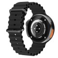 K9 Ultra Pro 1.39 inch Silicone Band IP67 Waterproof Smart Watch Support Bluetooth Call / NFC(Black)