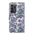 For Samsung Galaxy A24 3D Painting Pattern TPU + PU Leather Phone Case(Swirl Pattern)