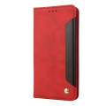 For Xiaomi Redmi Note 12 5G Global / Poco X5 5G Skin Feel Splicing Leather Phone Case(Red)
