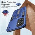 For Samsung Galaxy A54 5G Variety Brave Armor Finger Loop Holder Phone Case(Blue)