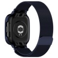 For Xiaomi Redmi Watch 3 / Mi Watch Lite 3 2 in 1 Milan Metal Watch Band with Watch Frame(Ink Blue)