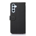 For Samsung Galaxy M14 5G KHAZNEH Litchi Texture Leather RFID Phone Case(Black)