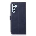 For Samsung Galaxy M14 5G Crazy Horse Top Layer Cowhide Leather Phone Case(Blue)