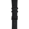 For Fossil Hybrid Smartwatch HR Oil Wax Genuine Leather Watch Band(Black)