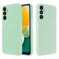 For Samsung Galaxy A14 4G Pure Color Liquid Silicone Shockproof Phone Case(Green)