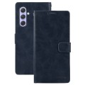 For Samsung Galaxy A54 5G GOOSPERY BLUE MOON Crazy Horse Texture Leather Phone Case(Dark Blue)