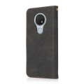 For Nokia 6.2 / 7.2 Dual-color Stitching Leather Phone Case(Black Brown)