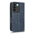 For vivo V27e / S16e Symmetrical Triangle Leather Phone Case(Blue)