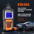 For BMW KONNWE KW480 2.8 inch Color Screen OBD2 Car Fault Detector