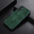 For Samsung Galaxy A24 4G Morocco Texture PU Phone Case(Green)