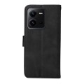 For vivo V25 5G/V25e 4G/X80 Lite Classic Calf Texture Flip Leather Phone Case(Black)
