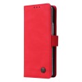 For Samsung Galaxy Z Fold3 5G Skin Feel Life Tree Metal Button Leather Phone Case(Red)