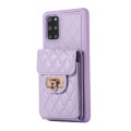 For Samsung Galaxy S20 FE Card Slot Leather Phone Case(Purple)