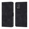 For ZTE Libero 5G III Skin-feel Embossed Leather Phone Case(Black)