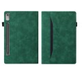 For Lenovo Tab P11 Pro Gen 2 Business Shockproof Horizontal Flip Leather Tablet Case(Green)